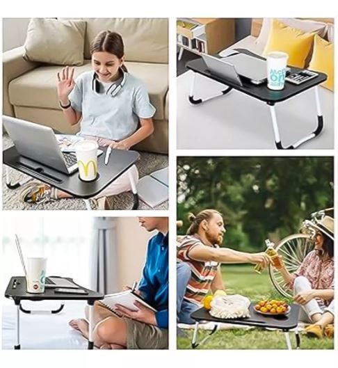 Mesa Plegable para Cama y Notebook – Portátil y Ergonómica